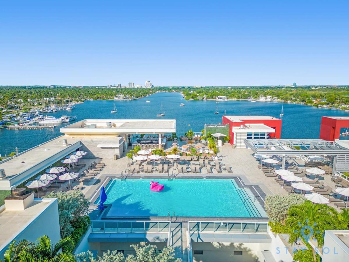 Hollywood Beach Broad - Walk - Amazing Pool - Hot Tub Bagian luar foto