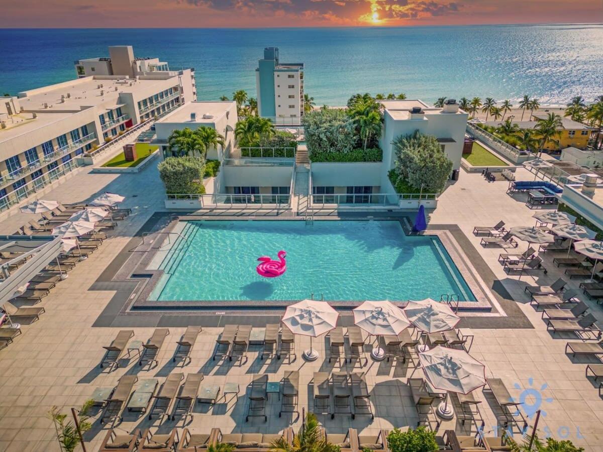Hollywood Beach Broad - Walk - Amazing Pool - Hot Tub Bagian luar foto
