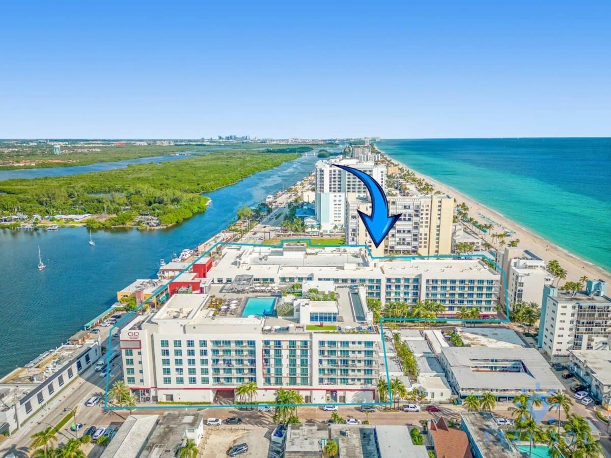 Hollywood Beach Broad - Walk - Amazing Pool - Hot Tub Bagian luar foto