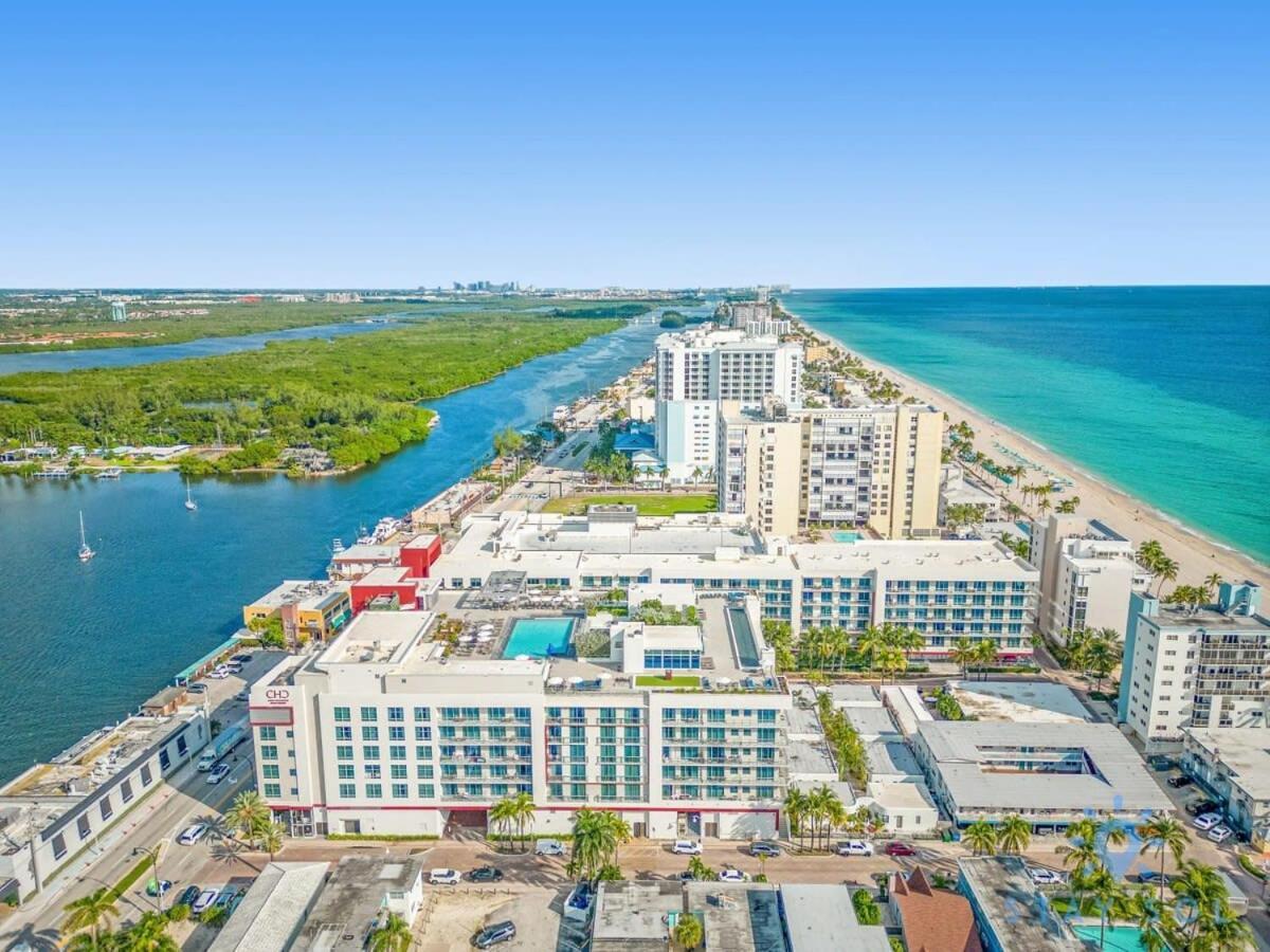 Hollywood Beach Broad - Walk - Amazing Pool - Hot Tub Bagian luar foto