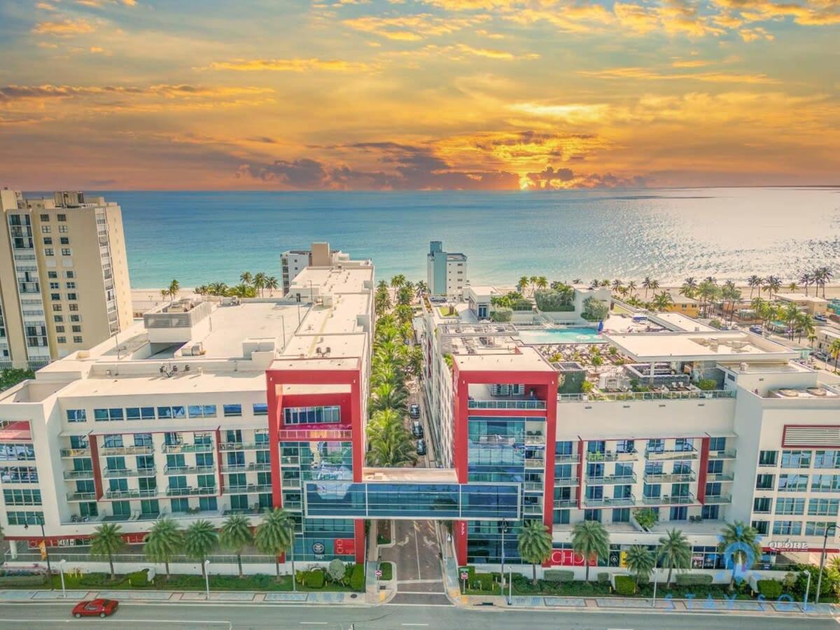 Hollywood Beach Broad - Walk - Amazing Pool - Hot Tub Bagian luar foto