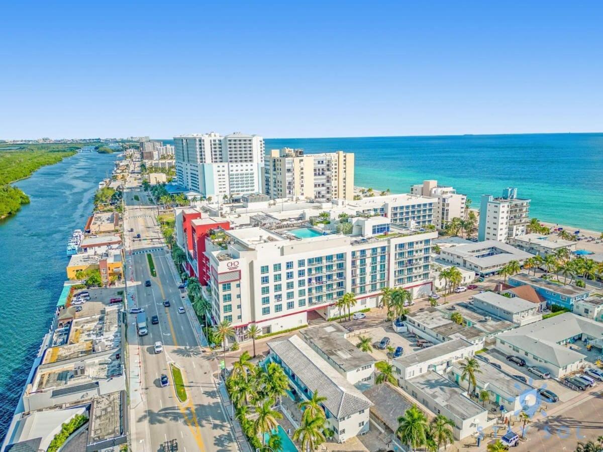 Hollywood Beach Broad - Walk - Amazing Pool - Hot Tub Bagian luar foto
