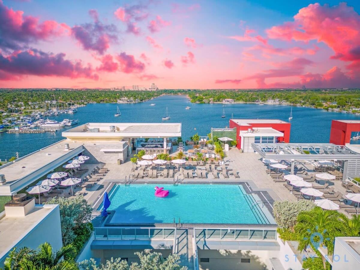 Hollywood Beach Broad - Walk - Amazing Pool - Hot Tub Bagian luar foto