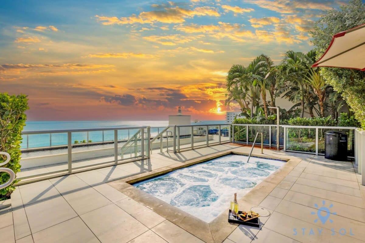 Hollywood Beach Broad - Walk - Amazing Pool - Hot Tub Bagian luar foto
